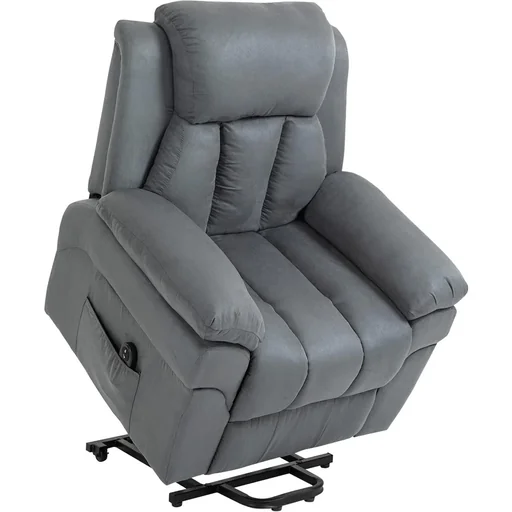 "Elektrischer Fernsehsessel Aufstehsessel Relaxsessel Sessel mit Aufstehhilfe, Grau, 96 x 93 x 105 cm image"