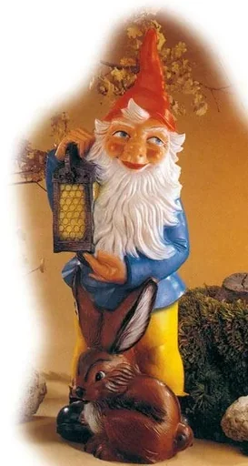 "Zwerg mit Hase 113 cm - Riesenzwerg image"