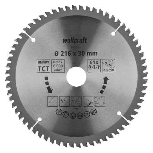 "HM-Sägeblatt 216 x 30 x 2,8 mm image"