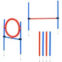 Hunde Agility Slalom Übung Sprungring Training Reifen Hürdenset