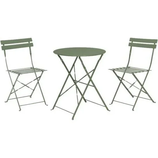 "NL Pro Garden Stahl Bistro Set grün 3 Stück image"