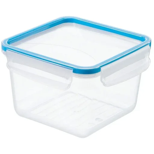 "Mehrzer - Frischebehälter 1,4 Liter - Quadratisch - Click-and-Lock - Blau image"