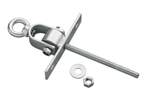 "Schaukelhaken Safety Type mit Ringschraube M10, verzinkt M12x160 für Schaukeln und Rutschen image"