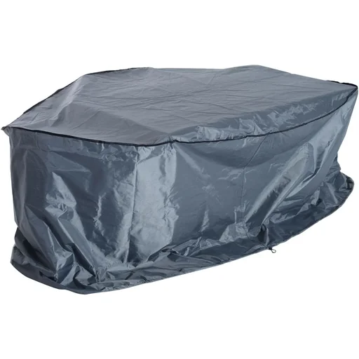"Gartenmöbel Abdeckplane Schutzhülle Abdeckung wasserdicht UV-Schutz Oxford-Gewebe Grau 235 x 135 x 94 cm image"