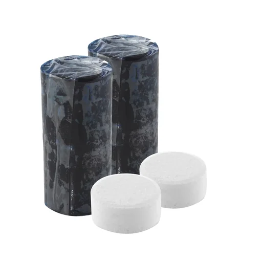 "WC-Star Nachfüll-Set, 4-teilig, mit 2 x WC-Hygienestein, 2 x Antikalk-Stein, zu WC-Star 914104 image"