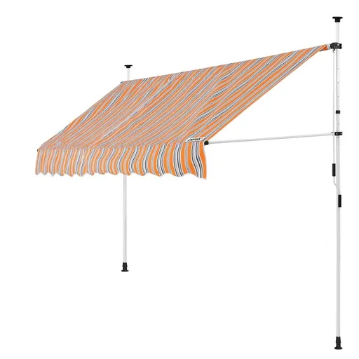 "Klemmmarkise gelb/blau 300cm image"