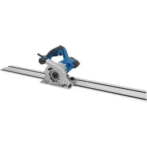 "Kappsäge mit Führungsschiene 1050 W - Ø 110 mm - Linealsäge / Kreissäge + Kippfunktion image"