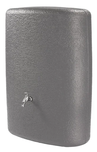 "Regentonne, Wandtank "Terranova", Grau, 275 Liter image"