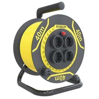 "PVC-Kabeltrommel - 40 M - 3G1.5 - 4 Steckdosen image"