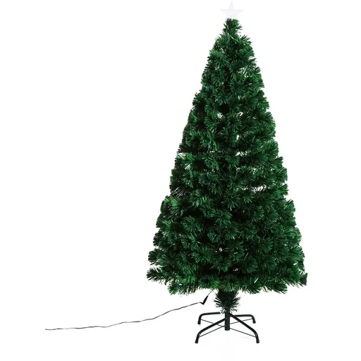 "Weihnachtsbaum Christbaum Lichtfaser 150cm Grün image"