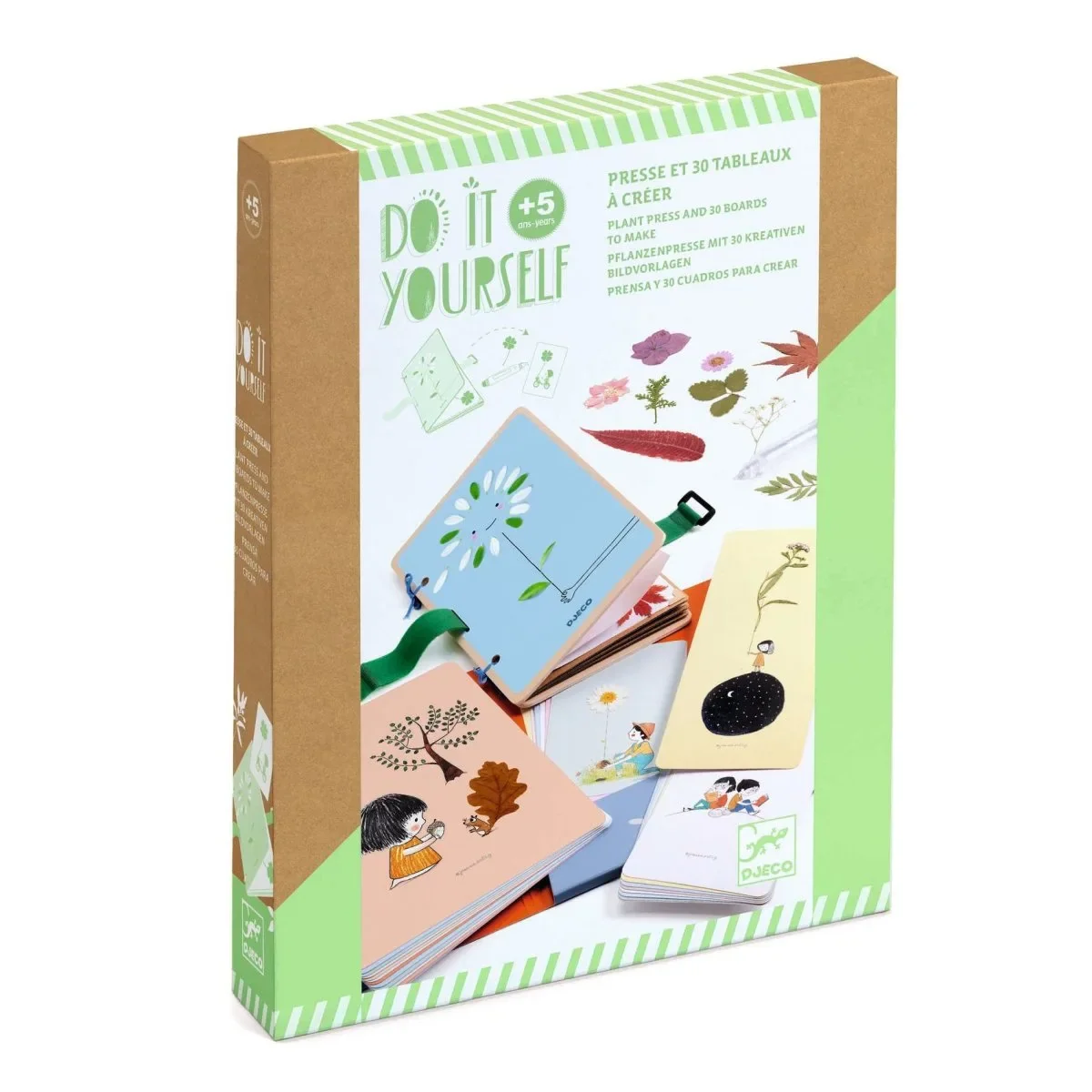 "Djeco Bastelset, Kreativitätsset - DIY: Blumenpresse & Karten image"
