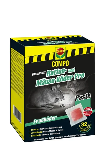 "Ratten- und Mäuseköder "Cumarax Pro" - 480 g image"