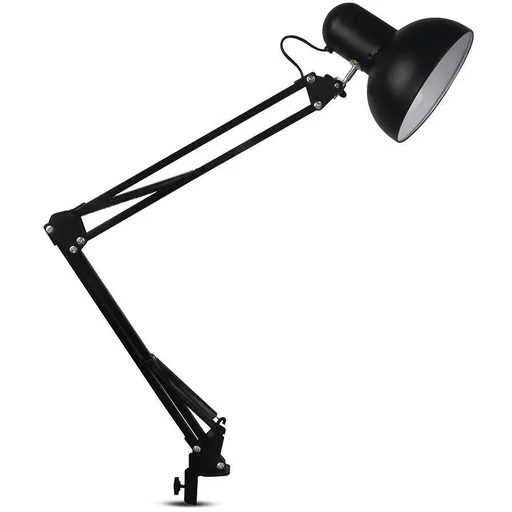 "VT-7513 Schreibtischleuchte - Tischleuchte mit verstellbarem Arm - schwarz - E27 image"