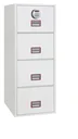 Aktenschrank World Class Vertical Fire File mit 4 Schubladen und elektronischem Schloss