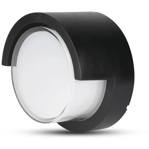 "VT-831 LED-Wandleuchte - 7W - 3000K - 400 Lumen - Schwarz - Rund image"