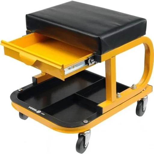 "Werkstatthocker mit Schublade - max 90kg - 38cm hoch image"