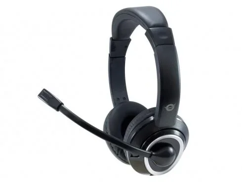 "Headset Klinke Kabel,Mikro,Fernb. Stereo sw image"