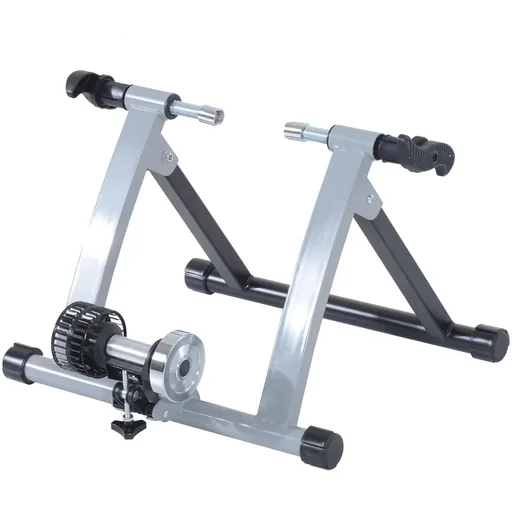 "Heimtrainer mit Luftwiderstandsbremse silber/schwarz image"