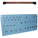 Werkzeugwand - 36 Haken mit magnetischer Werkzeughalterung