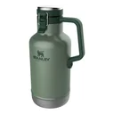 Classic Vakuum Beer Growler 1,9 l, 18/8 Stahl, Hammertone grün, doppelwandige Vakuumisolierung