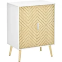 Sideboard Kommode Beistellschrank mit 2 Einlegeboden Lagerschrank Aufbewahrungsschrank Küchenschrank Nachtschrank verste