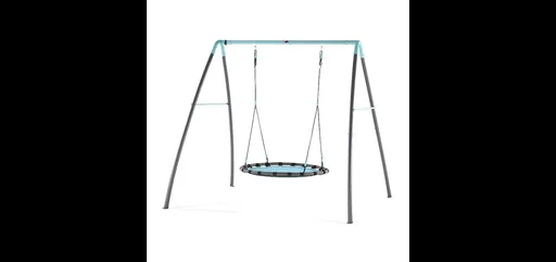 "Premium Metall Nestschaukel mit Nebelsprühfunktion, Outdoor-Nestschaukel, Kinder, Schaukelseile höhenverstellbar image"