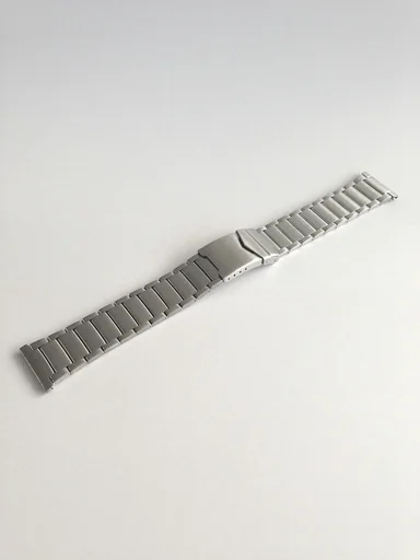 "Uhrenarmband Edelstahl, sandgestrahlt, matt, Sicherheitsbügel image"