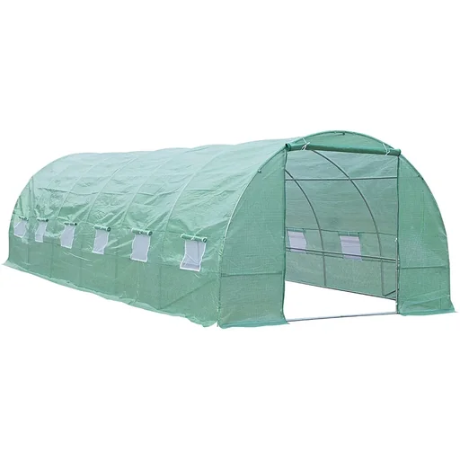 "Foliengewächshaus 8x3x2m Pflanzenhaus image"