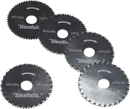 "Sägeblatt Set 5 tlg. HSS/ 60 Z für Mini Tauchsägen image"
