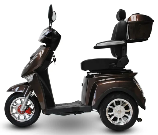 "Elektromobil braun - herausnehmbarer Li-Io Akku 30 Ah - 25 km/h - 1000 Watt Seniorenmobil image"