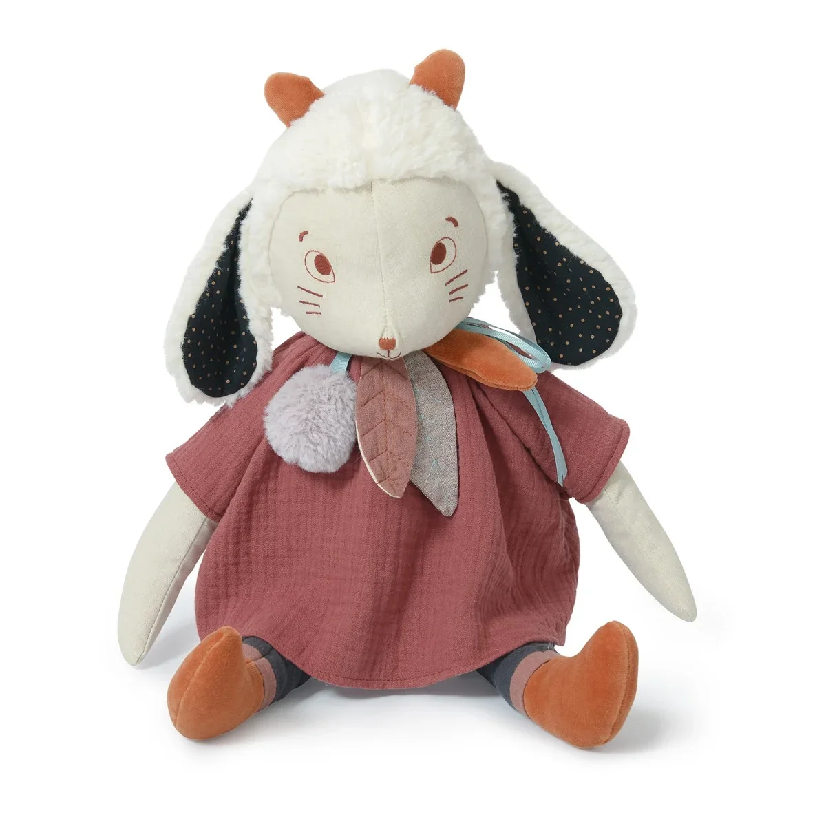 "Moulin Roty Kuscheltier, Plüschtier, Stofftier - Grosses Schaf Fenouil image"