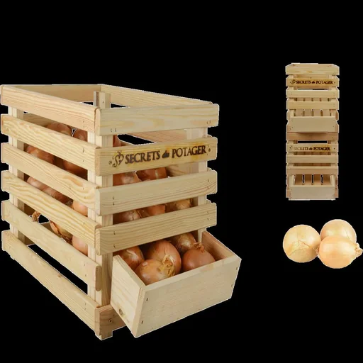 "Holz- Zwiebelkiste image"