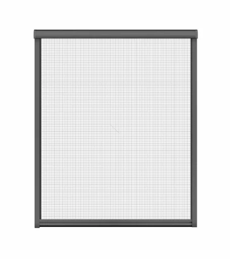"Insektenschutz-Rollo für Fenster, 130 x 160 cm in anthrazit image"