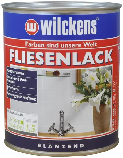 "Fliesenlack glänzend Weiß 750 ml image"