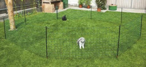 "Kaninchen Netz, 12 m lang, 65 cm hoch - für höchste Hütesicherheit image"