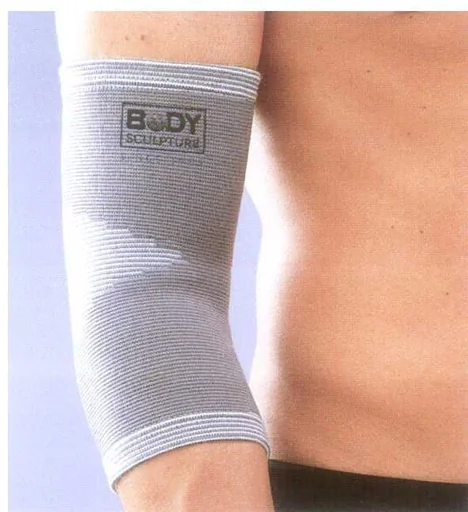 "Ellenbogenbandage, elastisch grau Gr. S/M image"