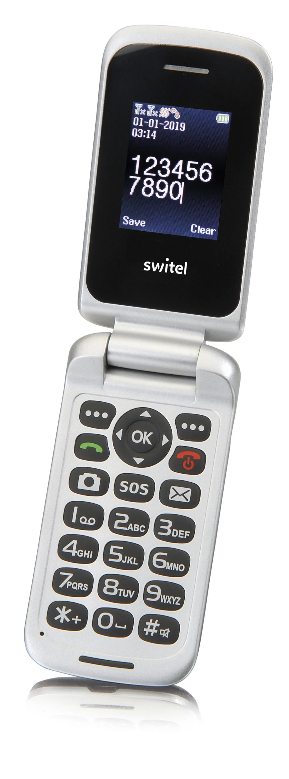Mobiltelefon mit Dual SIM und SOS Direktwahltaste