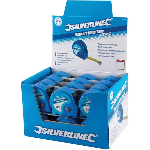 "Bandmaß-Displaybox 24 Stück, 8 m x 25 mm image"