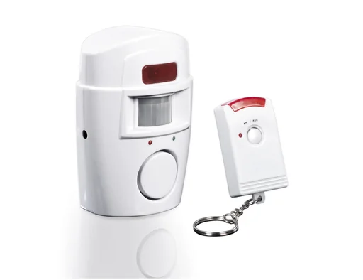 "Drahtlose Infrarot Alarmanlage mit 2 Fernbedienungen image"