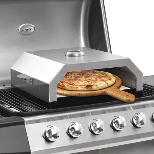 "Pizzaofen mit Keramikstein für Gas-/Kohlegrill image"