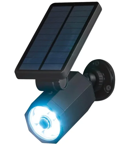 "Solar Außenleuchte mit Bewegungsmelder und Dämmerungssensor, 400 Lumen image"