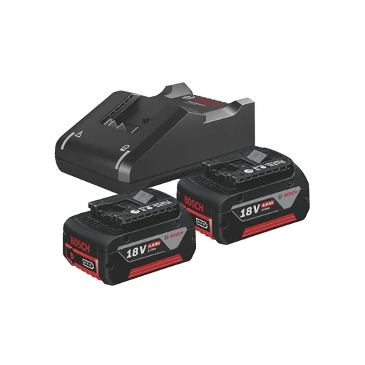 "Akku 2x 18V 4.0Ah + GAL18V-40 image"