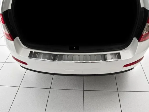 "Ladekantenschutz Skoda Octavia III Kombi / Edelstahl, Baujahr 2013-2016 image"