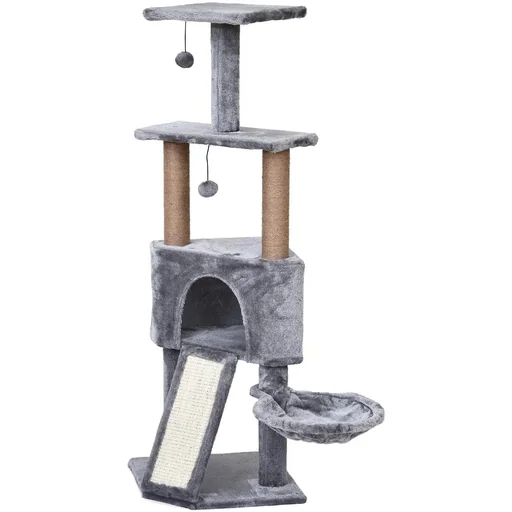 "Katzenkratzbaum mit Hängebett image"