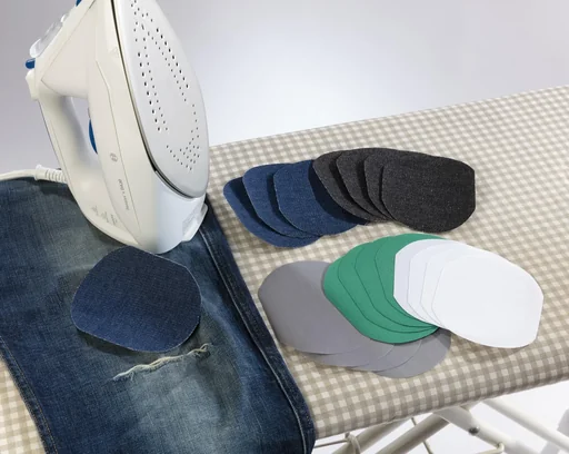 "Aufbügelstoffe oval, 20er Set image"