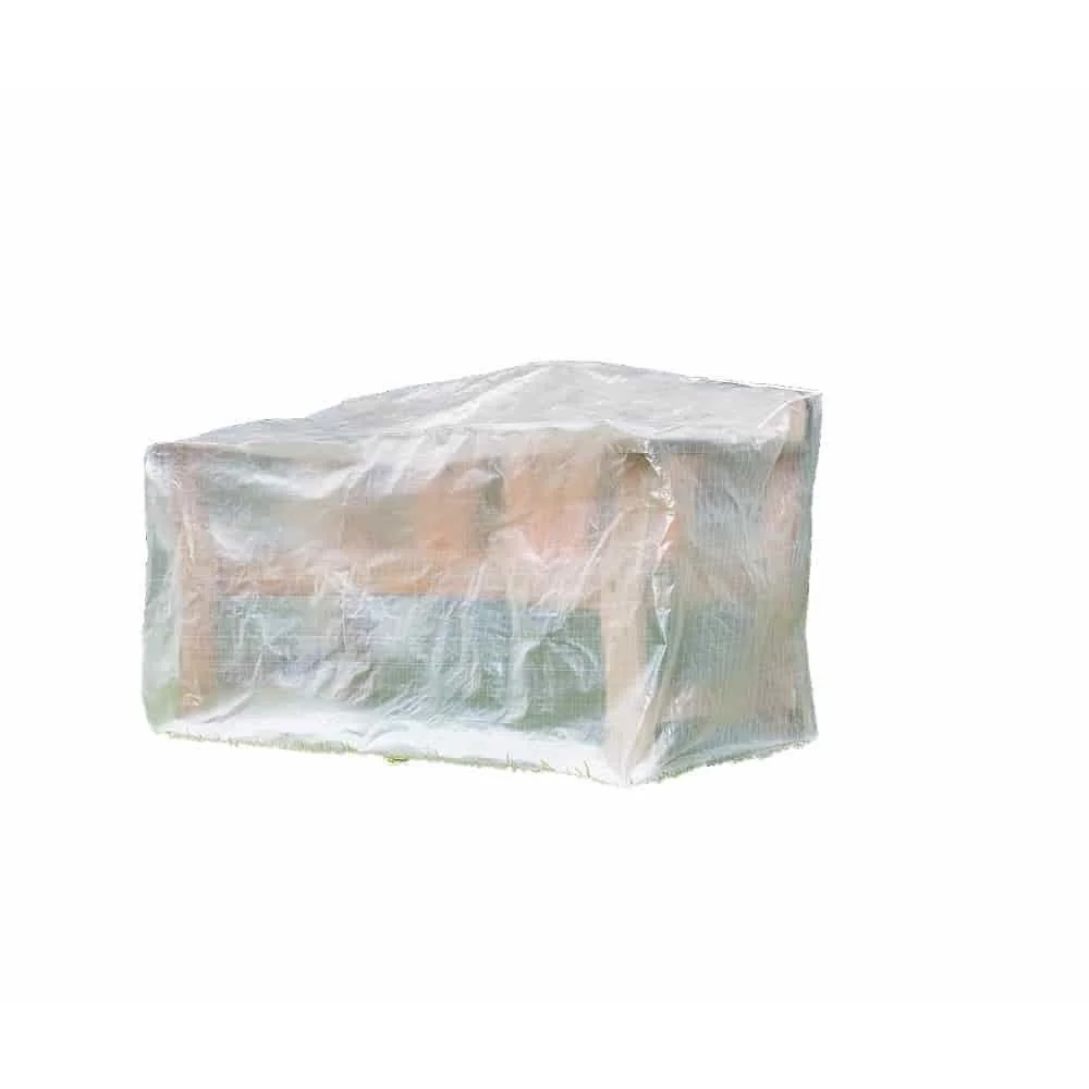"Schutzhülle Gartenmöbel, 2er Bank, transparent, 120x75x80 cm image"