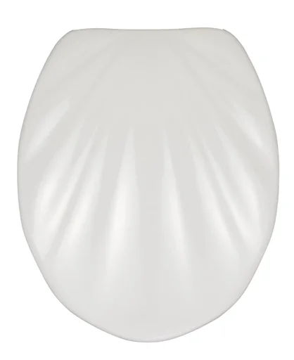 "Premium WC Sitz "Muschel" mit Absenkautomatik, weiß image"