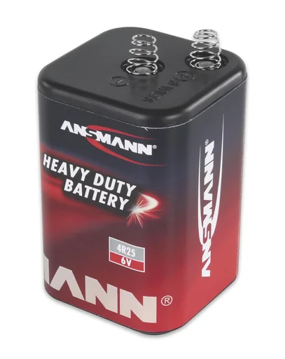 "Zink-Kohle Blockbatterie 4R25, 6V image"