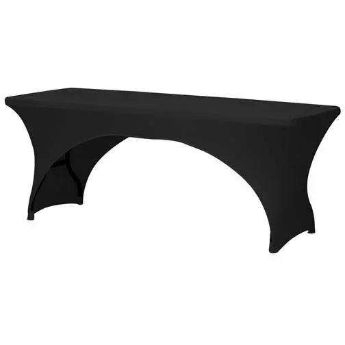 "Schutzhülle für rechteckigen Tisch - Stretch - 75 x 180 x 74 cm - Schwarz image"