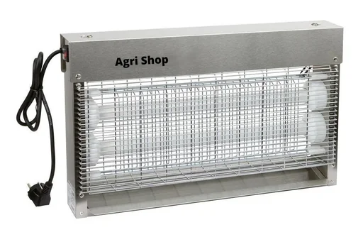 "Elektrischer Fliegenvernichter EcoKill Inox IPX4, 2 x 15 Watt image"